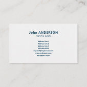 Carte De Visite Service de guide de pêche (Dos)