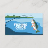 Carte De Visite Service de guide de pêche (Devant)