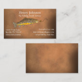 Carte De Visite Service de guide de pêche aérienne (Devant / Derrière)