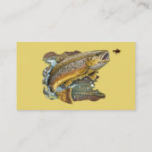 Carte De Visite Service de guide de pêche aérienne (Dos)