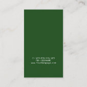 Carte De Visite Service de jardinier (Dos)