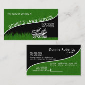 Carte De Visite Service de la pelouse de Donnie (Devant / Derrière)