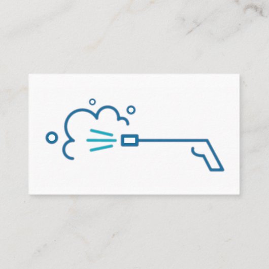 Carte De Visite Service de lavage d'alimentation sous pression per (Dos)