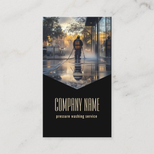 Carte De Visite Service de lavage de pression Maison Nettoyeur ext (Devant)