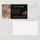 Carte De Visite Service de lecture de carte, Tarot, ect (Devant / Derrière)