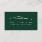 Carte De Visite Service de Limousine Premium Moderne (Devant)