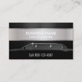Carte De Visite Service de limousine professionnel (Devant)