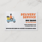 Carte De Visite Service de livraison | Courrier (Devant)