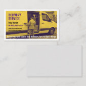 Carte De Visite Service de livraison | Courrier (Devant / Derrière)