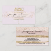 Carte De Visite Service de livraison de gâteaux mariage violet (Devant / Derrière)