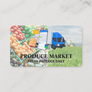 Carte De Visite Service de livraison de nourriture Transport