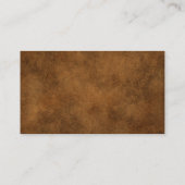 Carte De Visite Service de location de Cabines de style hiver neig (Dos)