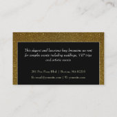 Carte De Visite Service De Location Et De Conducteur Limo | Partie (Dos)