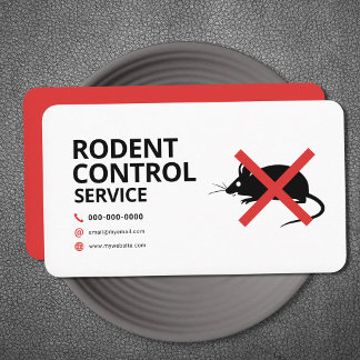 Carte De Visite Service de lutte contre les rongeurs