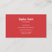 Carte De Visite Service de marche de chien moderne marcheur chien  (Dos)