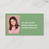 Carte De Visite Service de marche pour chien de garde (Dos)