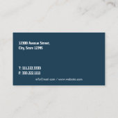 Carte De Visite Service de mécanicien de camion (Dos)