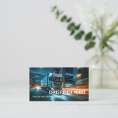 Carte De Visite Service de mécanicien de camion (Debout devant)