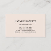 Carte De Visite Service de ménage de la maison Cartoon (Dos)