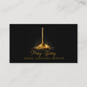 Carte De Visite Service de ménage de la maison - Logo de la serrur (Devant)