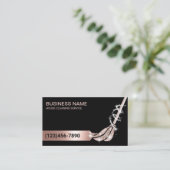 Carte De Visite Service de ménage de la maison Rose Parties scinti (Debout devant)