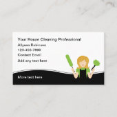 Carte De Visite Service de ménage de la maison tendance (Devant)