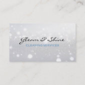 Carte De Visite Service de ménage de ménage professionnel (Dos)