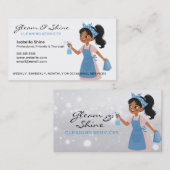 Carte De Visite Service de ménage de ménage professionnel (Devant / Derrière)