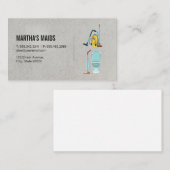 Carte De Visite Service de ménage | Équipement de nettoyage (Devant / Derrière)