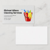 Carte De Visite Service de ménage | Fournitures de nettoyage (Devant / Derrière)