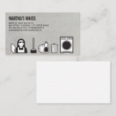 Carte De Visite Service de ménage | Services de nettoyage (Devant / Derrière)