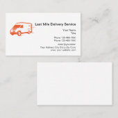 Carte De Visite Service de messagerie dernier Mile (Devant / Derrière)