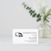 Carte De Visite Service de messagerie dernier Mile (Debout devant)