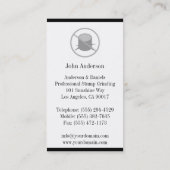 Carte De Visite Service de meulage de retrait d'arbre de pruneau (Dos)