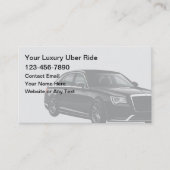 Carte De Visite Service de mise en relation de conducteurs Uber (Devant)