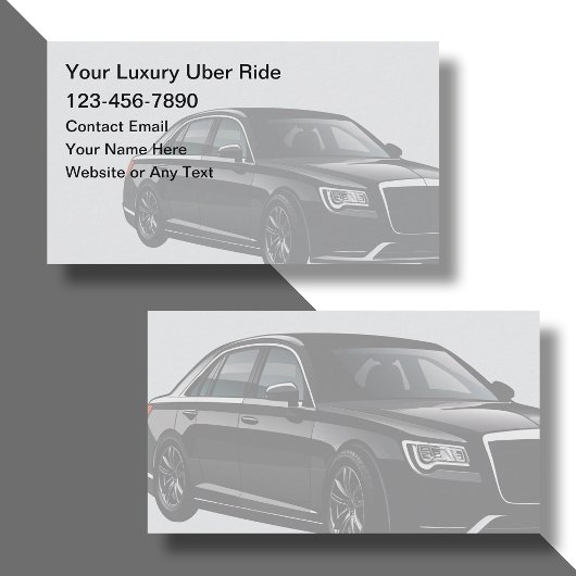 Carte De Visite Service de mise en relation de conducteurs Uber