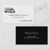 Carte De Visite Service De Navette (Devant / Derrière)