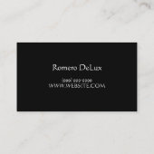 Carte De Visite Service De Navette (Dos)