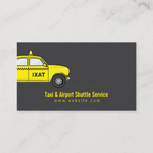 Carte De Visite Service de navette pour aéroports et taxis