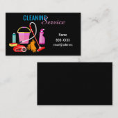 Carte De Visite Service de nettoyage (Devant / Derrière)