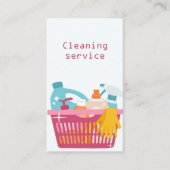 Carte De Visite Service de nettoyage (Devant)