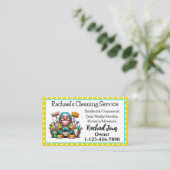 Carte De Visite Service De Nettoyage (Debout devant)