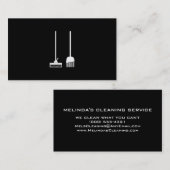 Carte De Visite Service de nettoyage (Devant / Derrière)