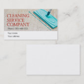 Carte De Visite Service de nettoyage (Devant / Derrière)