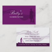 Carte De Visite Service de nettoyage (Devant / Derrière)