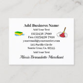 Carte De Visite Service de nettoyage (Dos)