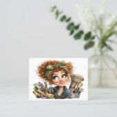 Carte de visite Service de nettoyage (Debout devant)