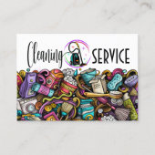 Carte de visite Service de nettoyage (Devant)