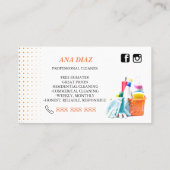 CARTE DE VISITE SERVICE DE NETTOYAGE (Dos)