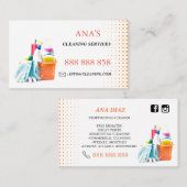 CARTE DE VISITE SERVICE DE NETTOYAGE (Devant / Derrière)